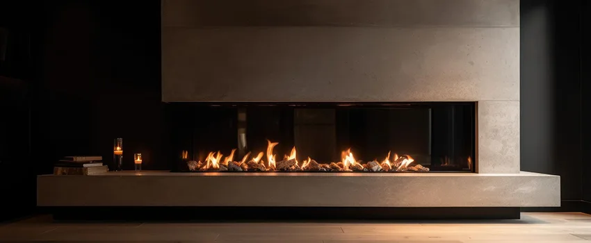 Gas Fireplace Ember Bed Design Services in Annandale, Virginia