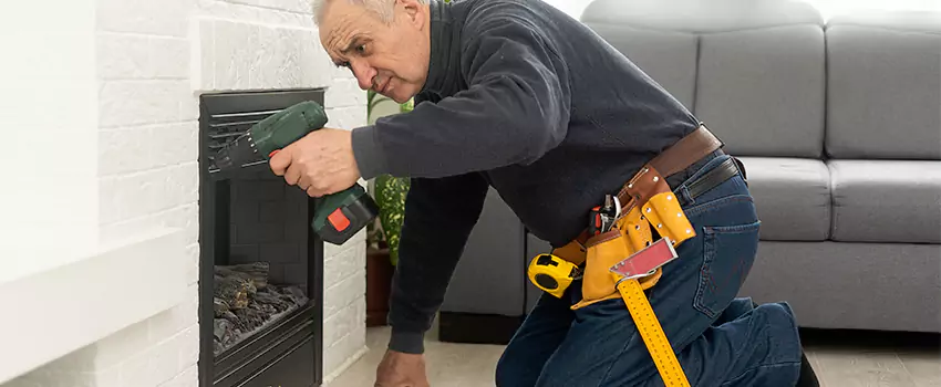 New Indoor Fireplace Installation in Annandale, Virginia
