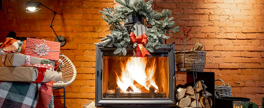 Travis Industries Linear Gas Fireplace Installation in Annandale, Virginia